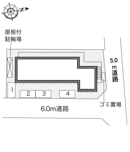 ★手数料０円★小平市鈴木町　月極駐車場（LP）